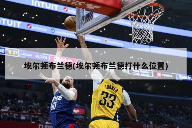 埃尔顿布兰德(埃尔顿布兰德打什么位置)
